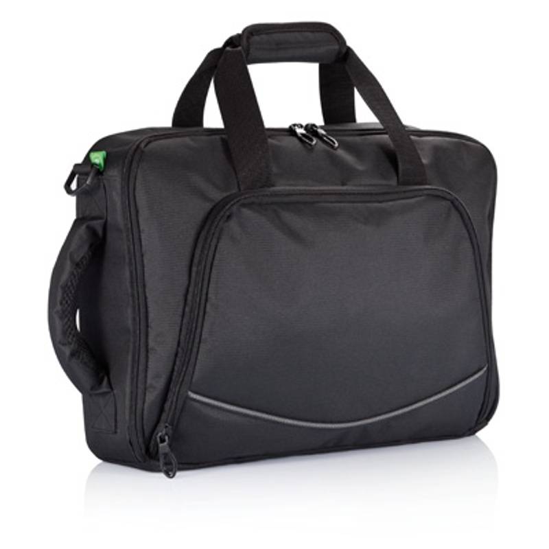 Taška na notebook, možnosť nosiť ako batoh, čierna Taška na notebook, možnosť nosiť ako batoh, čierna